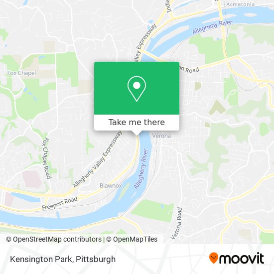 Mapa de Kensington Park