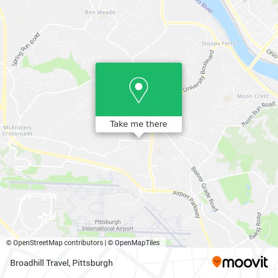 Mapa de Broadhill Travel