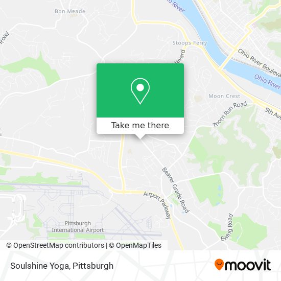 Soulshine Yoga map