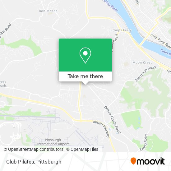 Club Pilates map