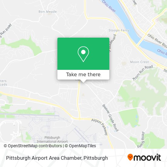 Pittsburgh Airport Area Chamber map