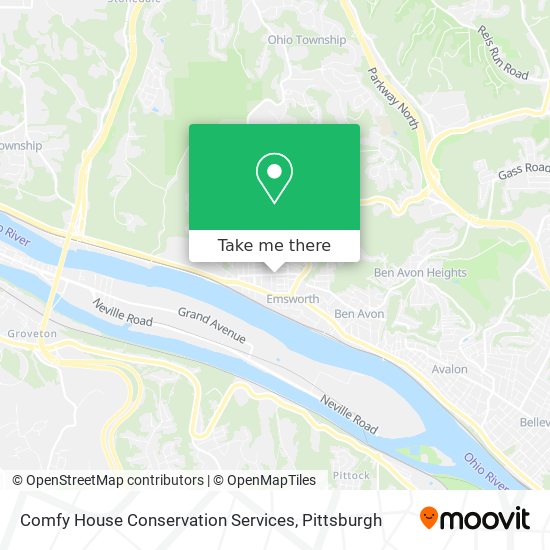Comfy House Conservation Services map