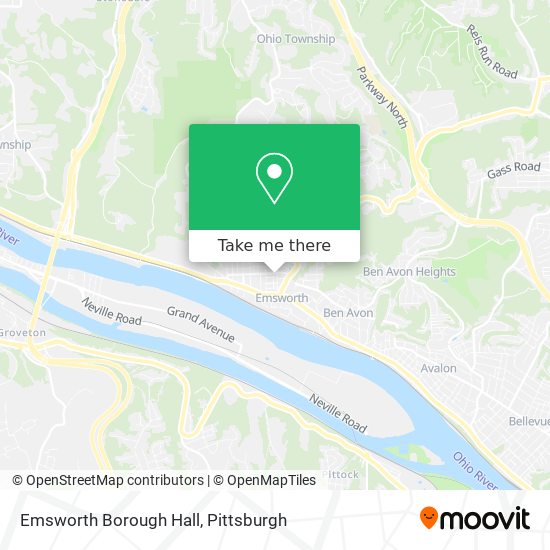 Emsworth Borough Hall map