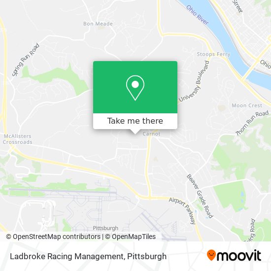 Ladbroke Racing Management map