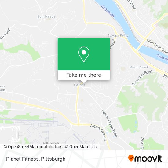 Planet Fitness map