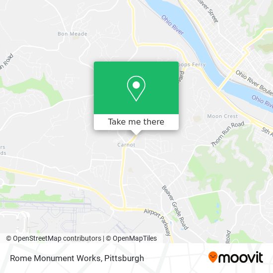 Rome Monument Works map