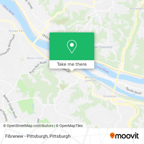 Fibrenew - Pittsburgh map