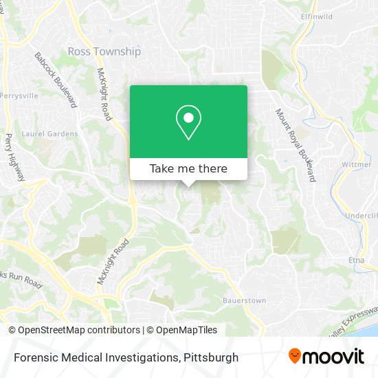 Forensic Medical Investigations map