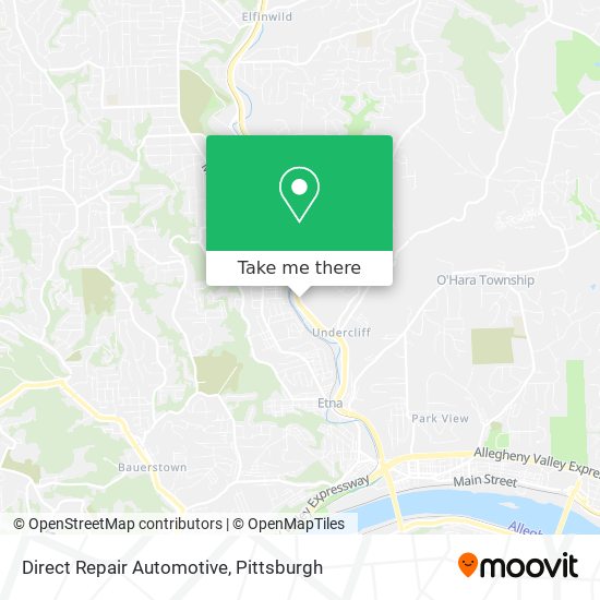 Mapa de Direct Repair Automotive