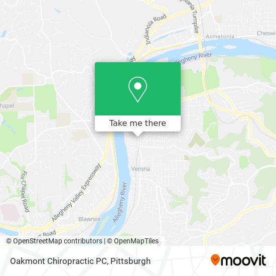 Oakmont Chiropractic PC map