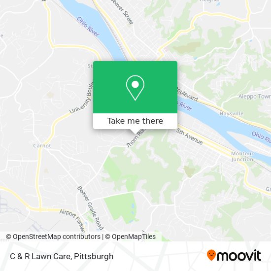 C & R Lawn Care map