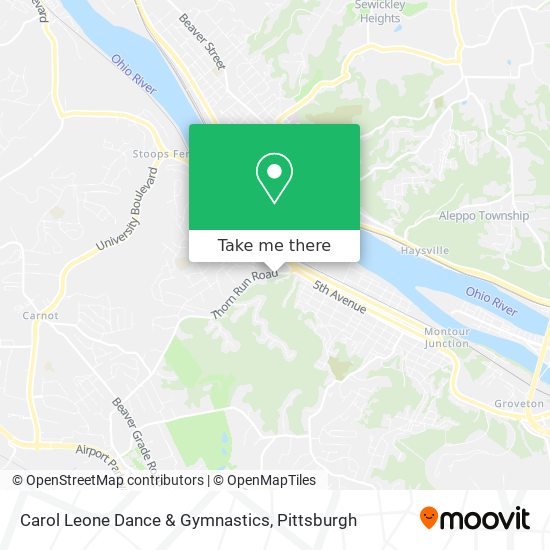 Carol Leone Dance & Gymnastics map