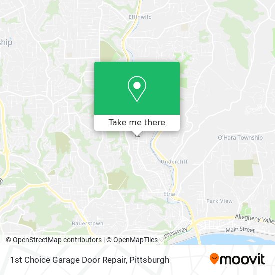 1st Choice Garage Door Repair map