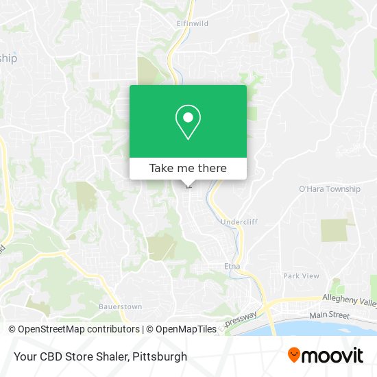 Your CBD Store Shaler map