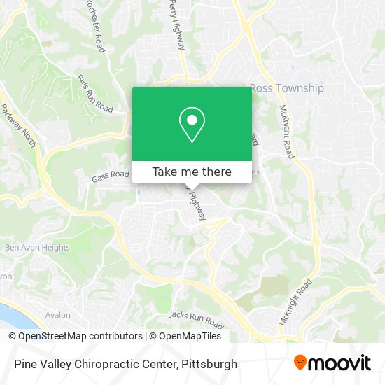Mapa de Pine Valley Chiropractic Center