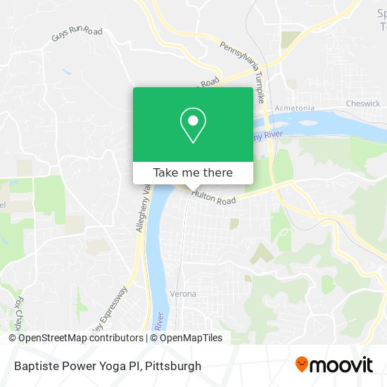 Baptiste Power Yoga PI map