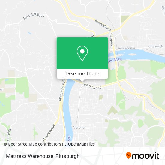 Mapa de Mattress Warehouse