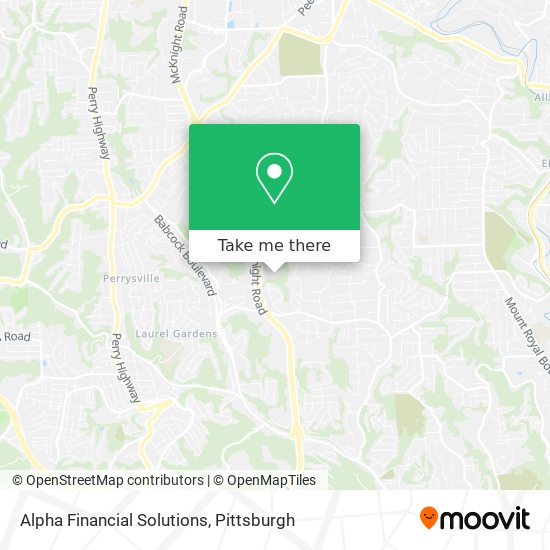 Mapa de Alpha Financial Solutions