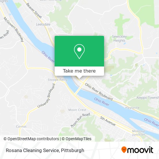 Rosana Cleaning Service map