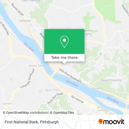 Mapa de First National Bank
