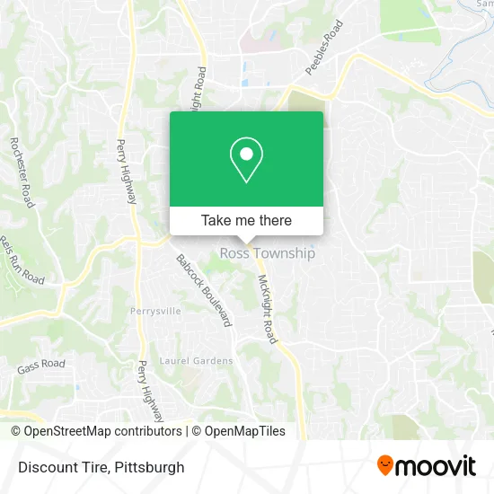Discount Tire map