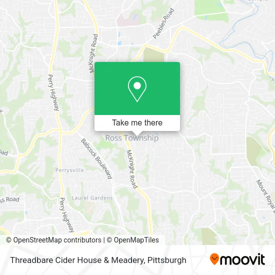 Threadbare Cider House & Meadery map