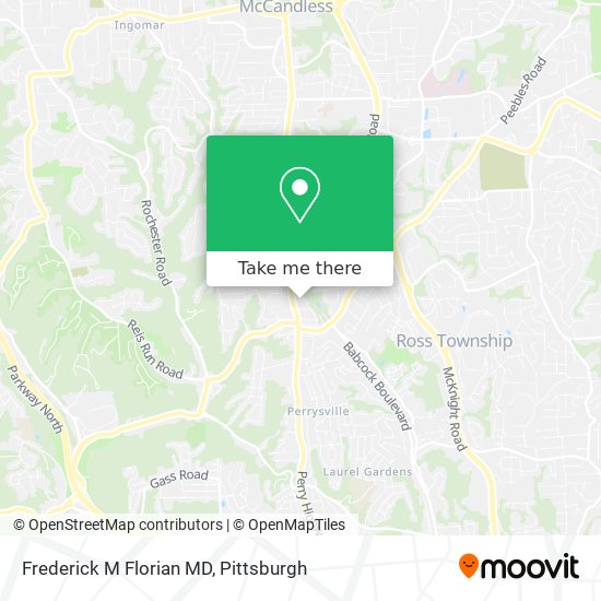 Frederick M Florian MD map