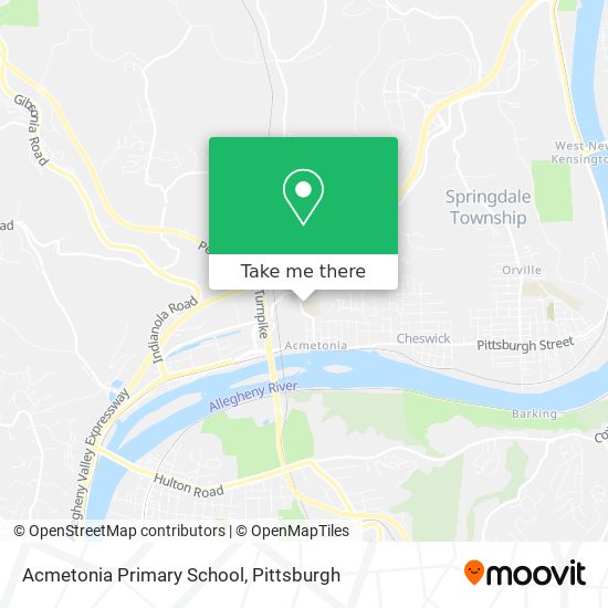 Acmetonia Primary School map