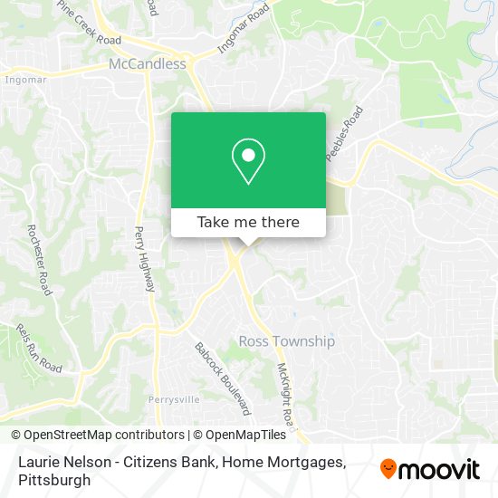 Mapa de Laurie Nelson - Citizens Bank, Home Mortgages