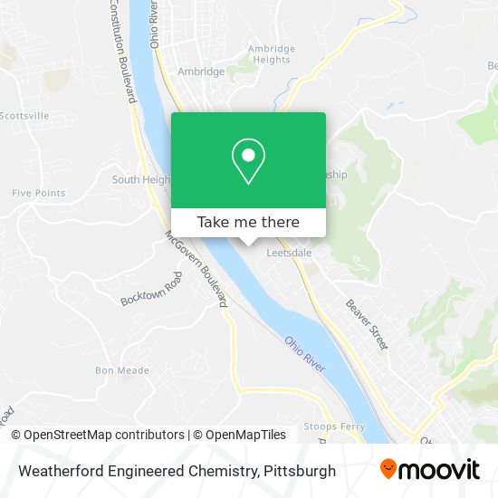 Weatherford Engineered Chemistry map