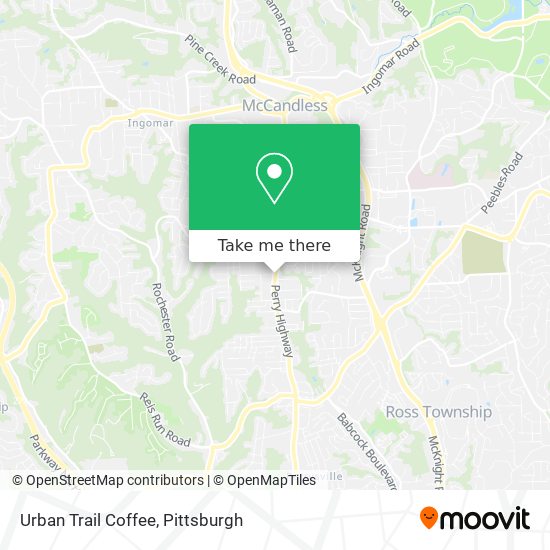 Urban Trail Coffee map