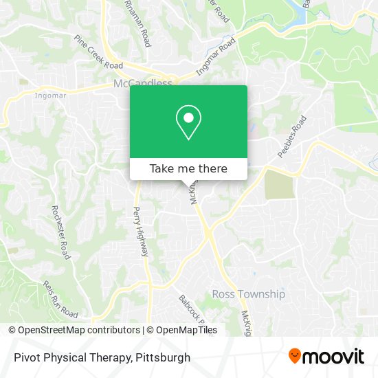 Mapa de Pivot Physical Therapy