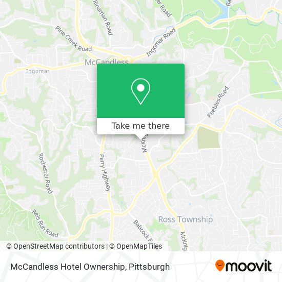 Mapa de McCandless Hotel Ownership