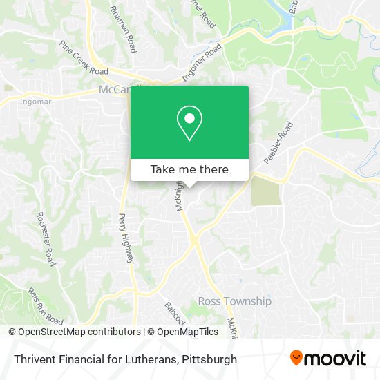Thrivent Financial for Lutherans map