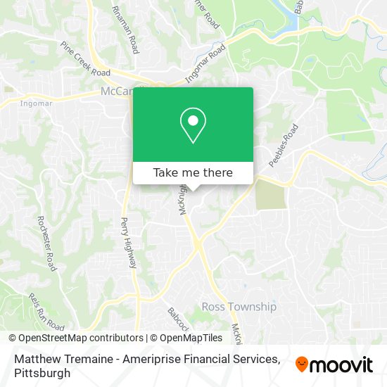 Matthew Tremaine - Ameriprise Financial Services map