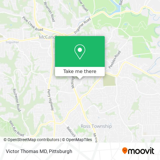 Victor Thomas MD map