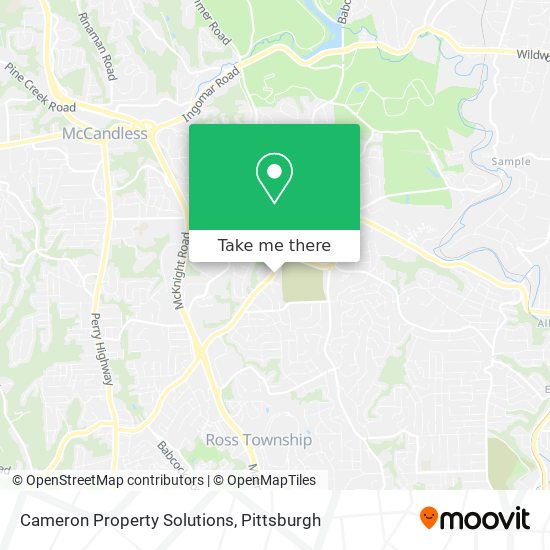 Cameron Property Solutions map