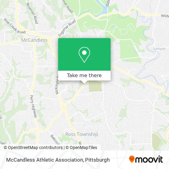 Mapa de McCandless Athletic Association