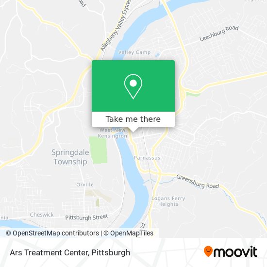 Ars Treatment Center map