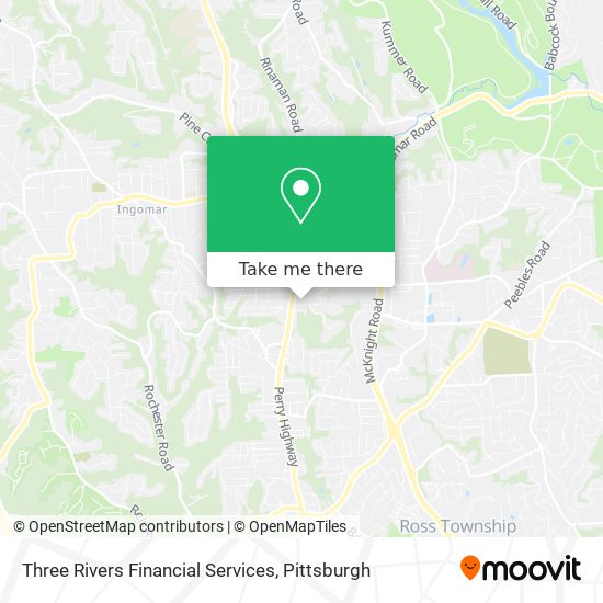 Mapa de Three Rivers Financial Services