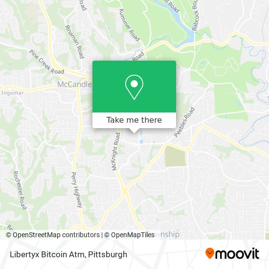 Mapa de Libertyx Bitcoin Atm