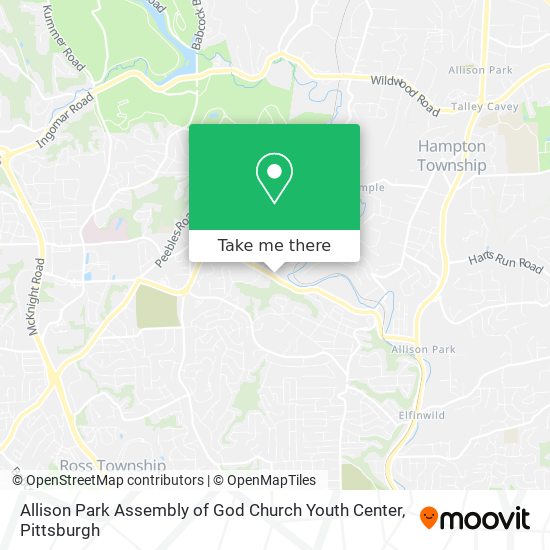 Allison Park Assembly of God Church Youth Center map