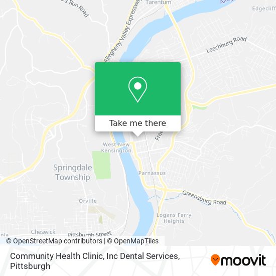 Community Health Clinic, Inc Dental Services map