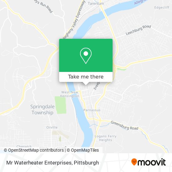 Mapa de Mr Waterheater Enterprises