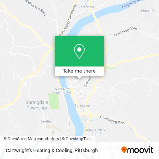 Mapa de Cartwright's Heating & Cooling