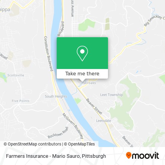 Farmers Insurance - Mario Sauro map