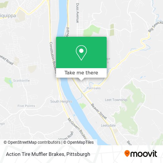 Action Tire Muffler Brakes map