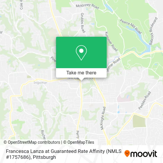 Francesca Lanza at Guaranteed Rate Affinity (NMLS #1757686) map