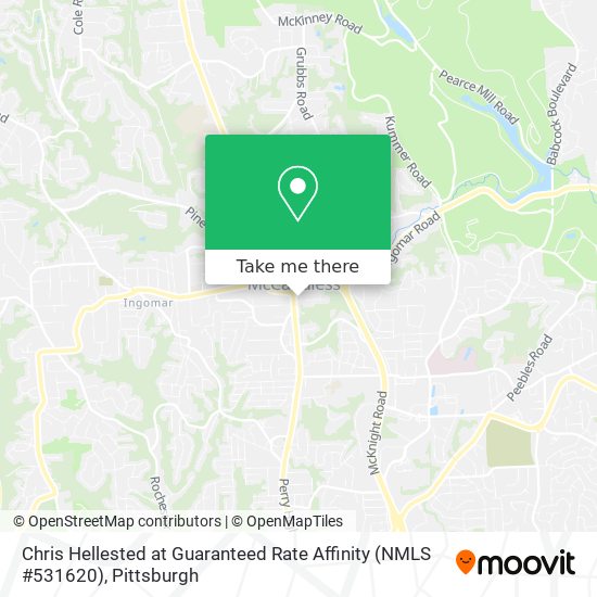 Mapa de Chris Hellested at Guaranteed Rate Affinity (NMLS #531620)