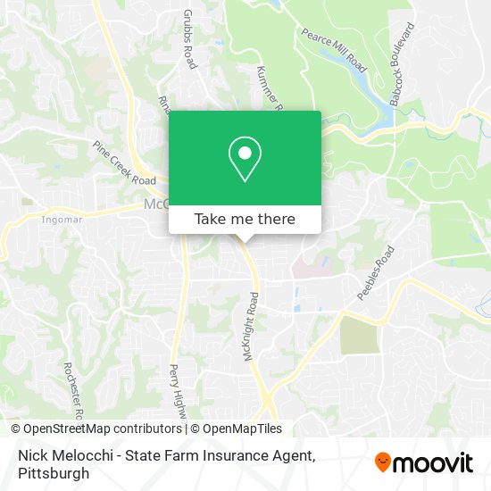 Nick Melocchi - State Farm Insurance Agent map